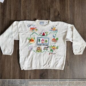 Vintage Swan Magic Sweater 100% Cotton